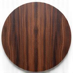 Close-up of rich, dark American Black Walnut grain.