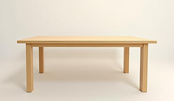 Sample furniture piece in Maple wood