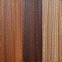 Close-up of luxurious wood grains: Walnut, Sapele, and Reclaimed Oak samples.