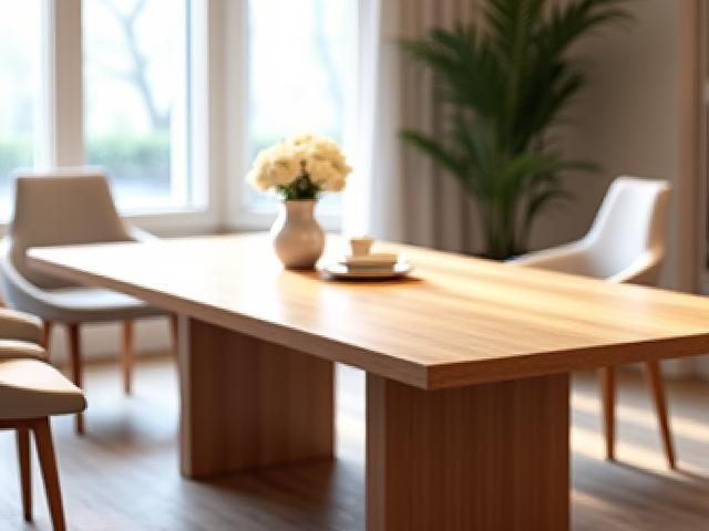 Bespoke handcrafted dining table